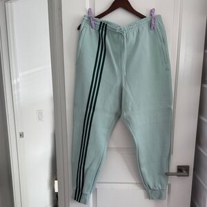 IVY PARK Mint Joggers with Black Stripes